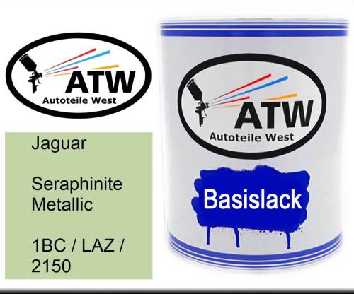 Jaguar, Seraphinite Metallic, 1BC / LAZ / 2150: 1L Lackdose, von ATW Autoteile West.